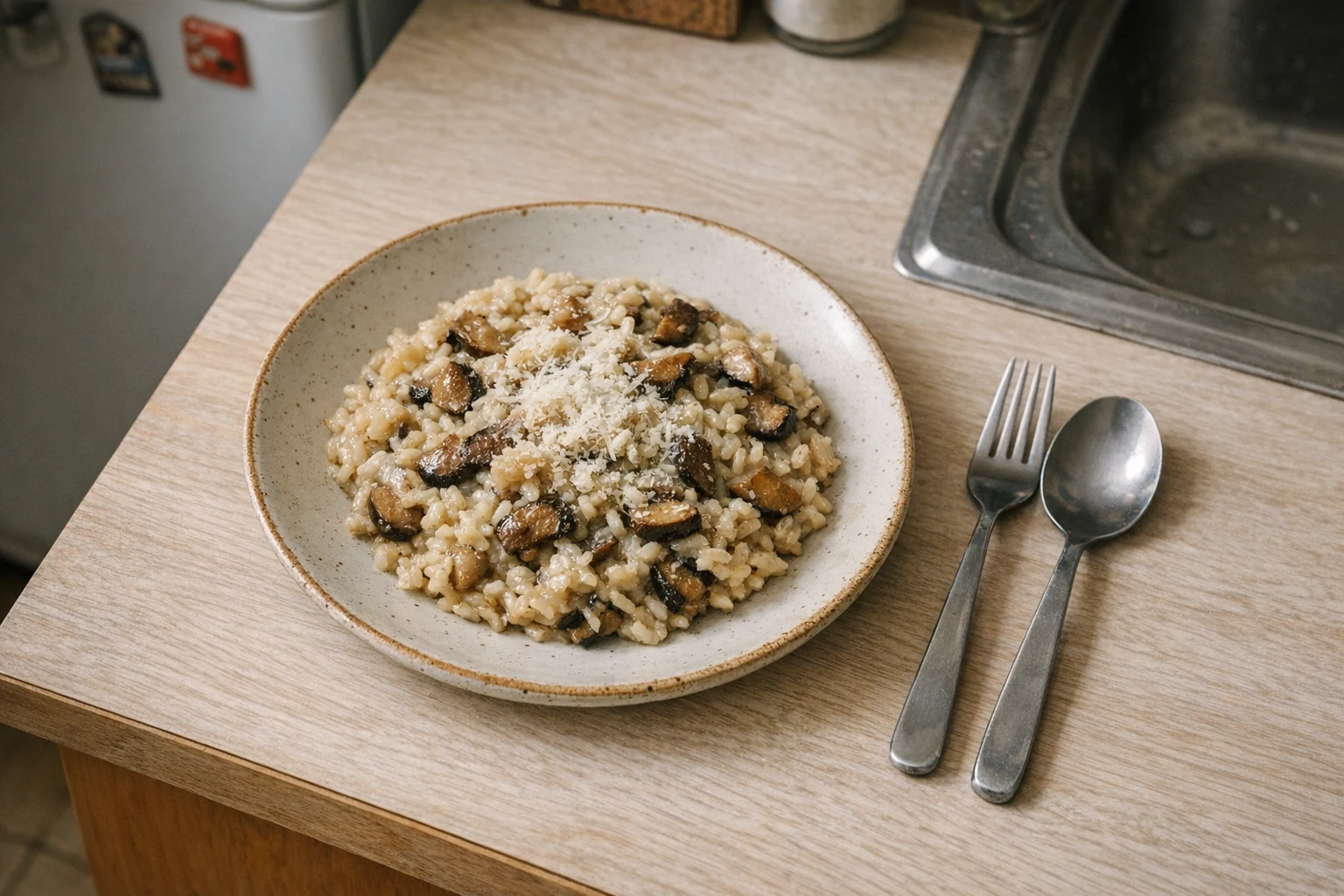 Pilzrisotto