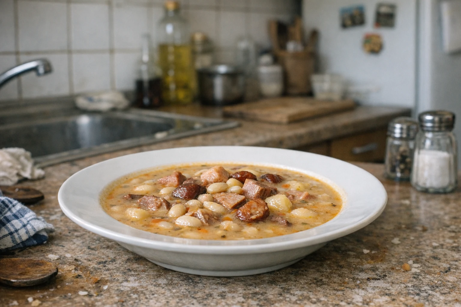Saure Bohnensuppe