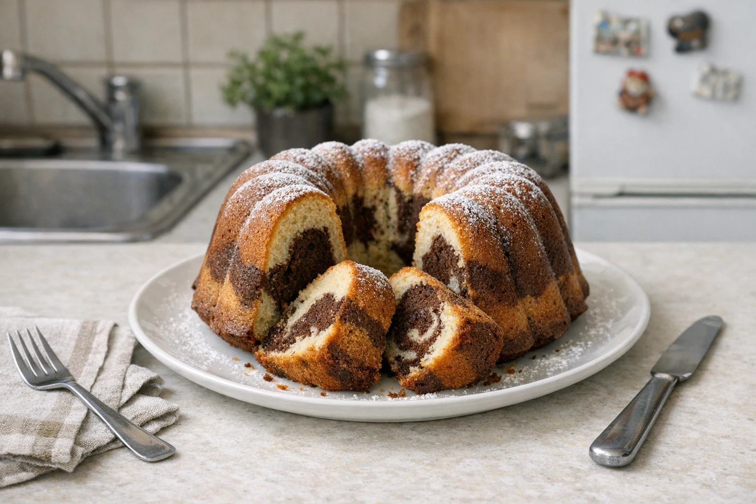 Gugelhupf mit saurer Sahne