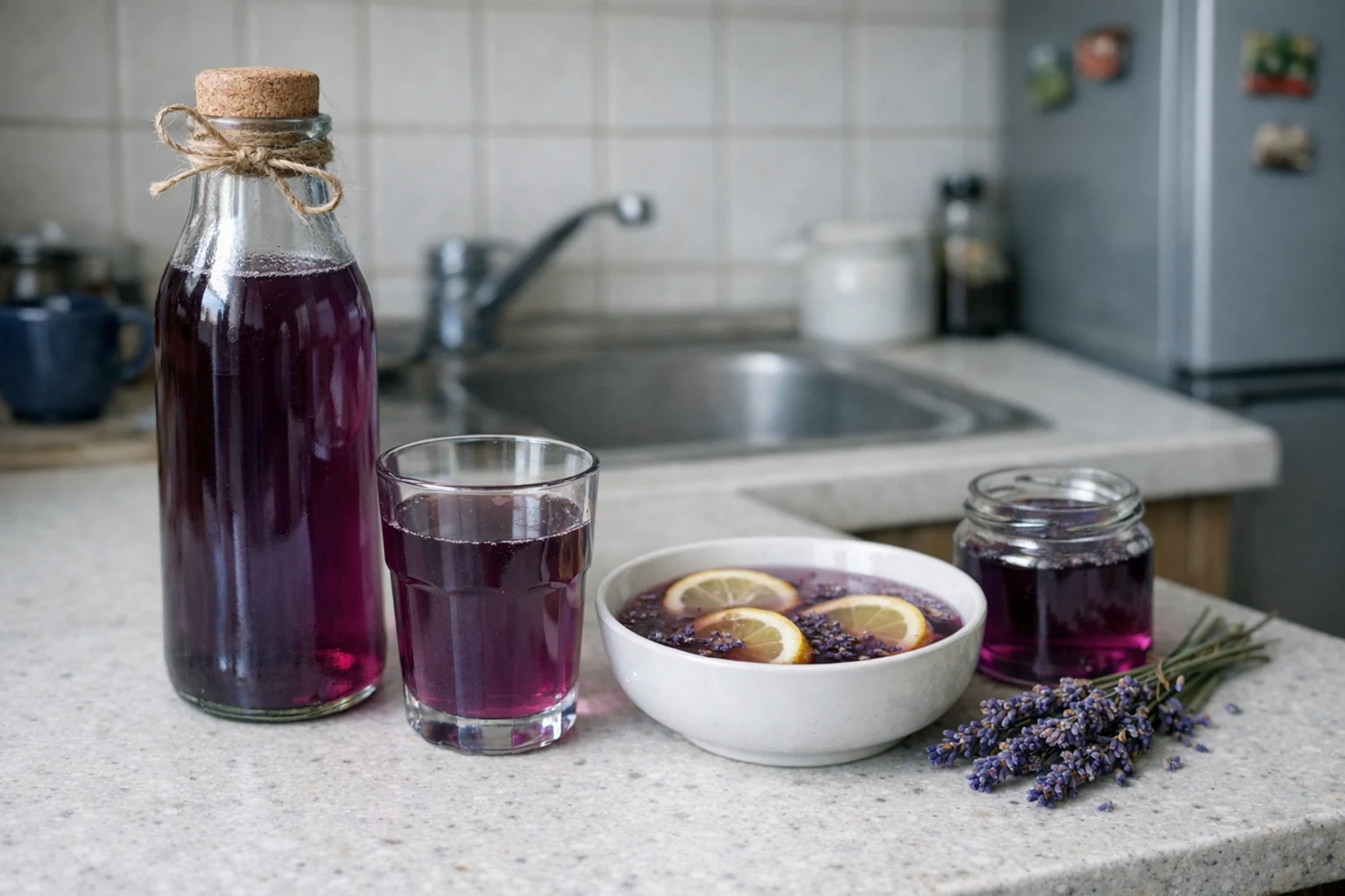 Lavendelsirup