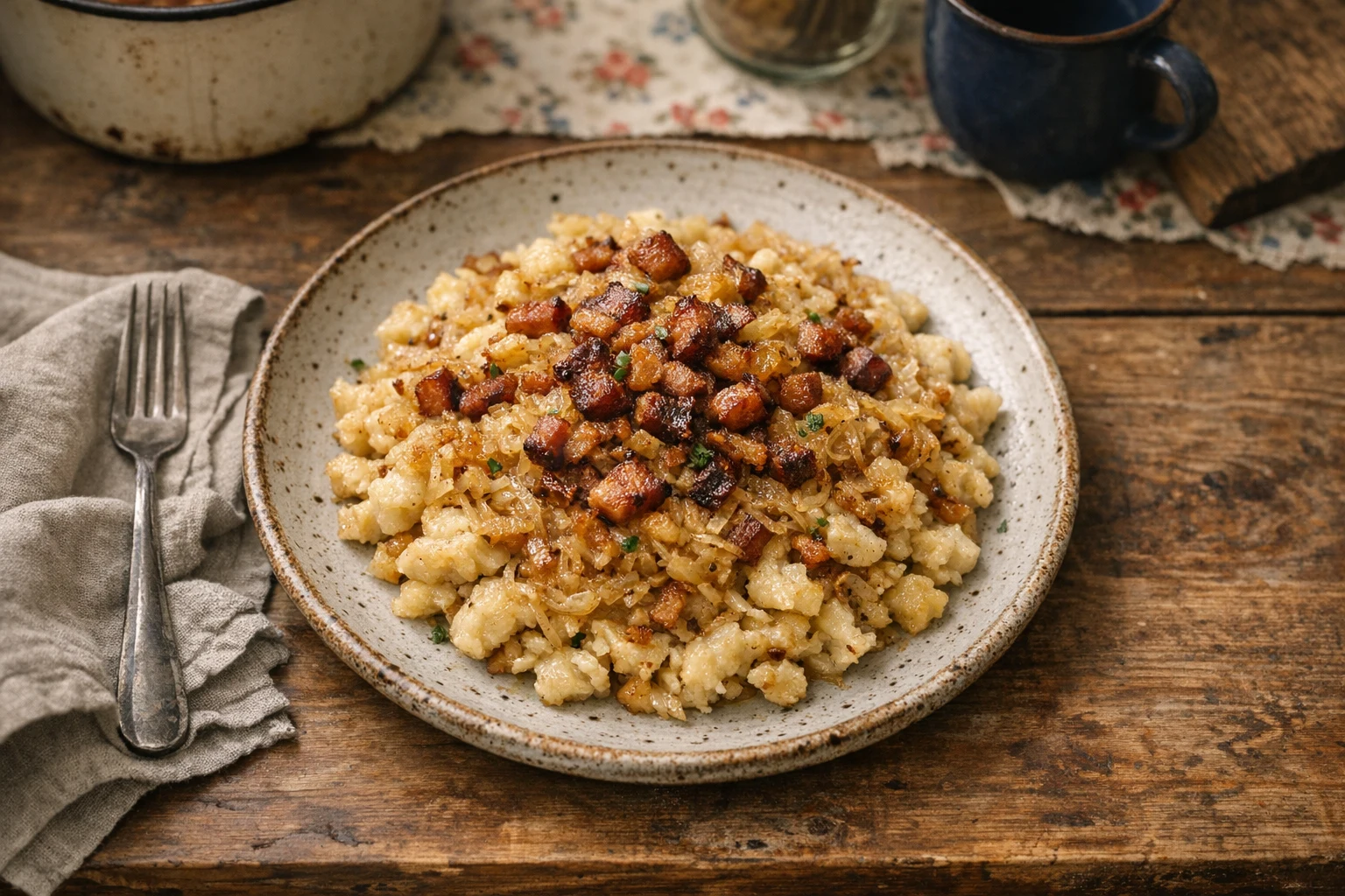 Strapačky mit Sauerkraut
