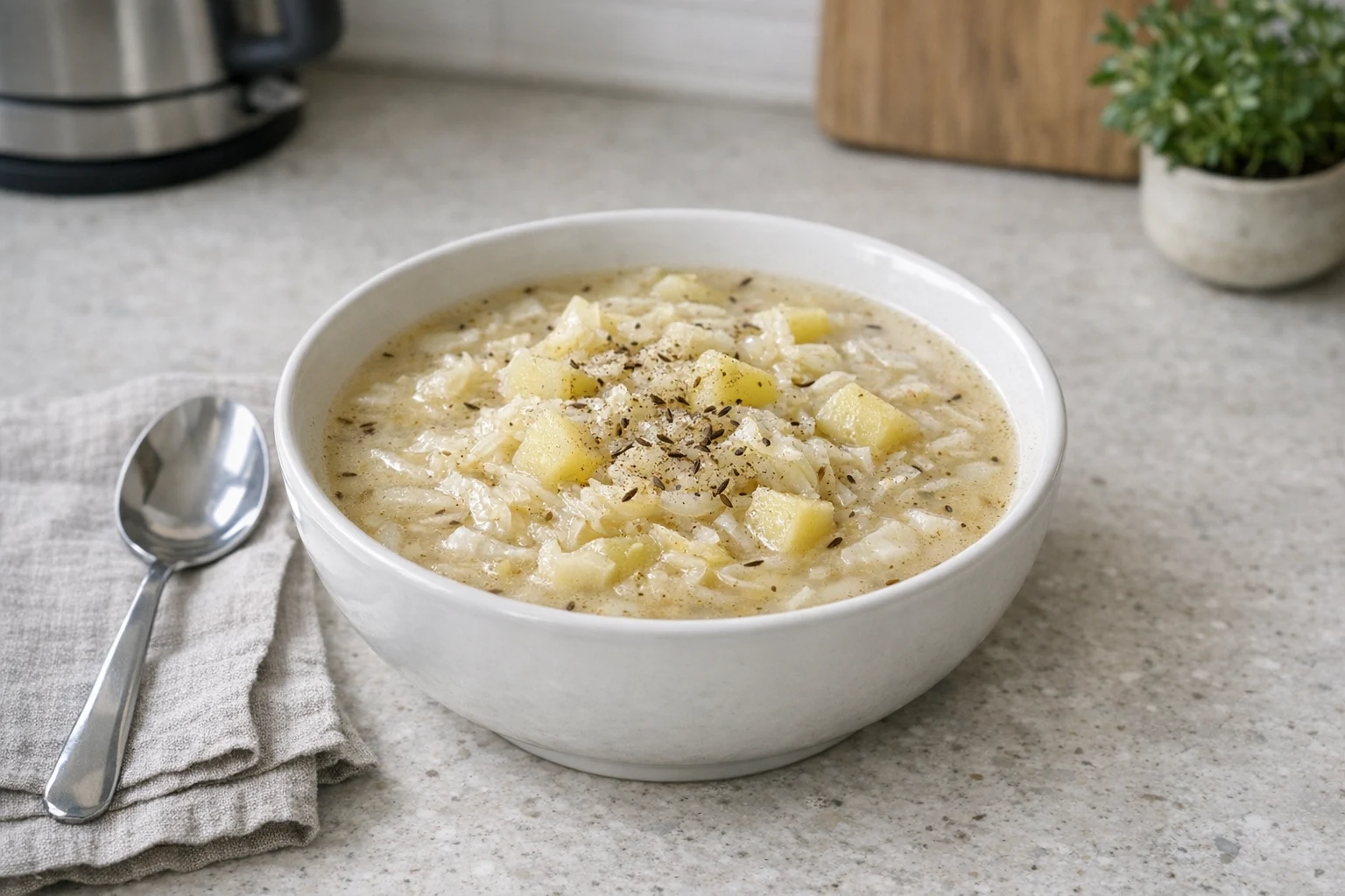 Weißkohlsuppe