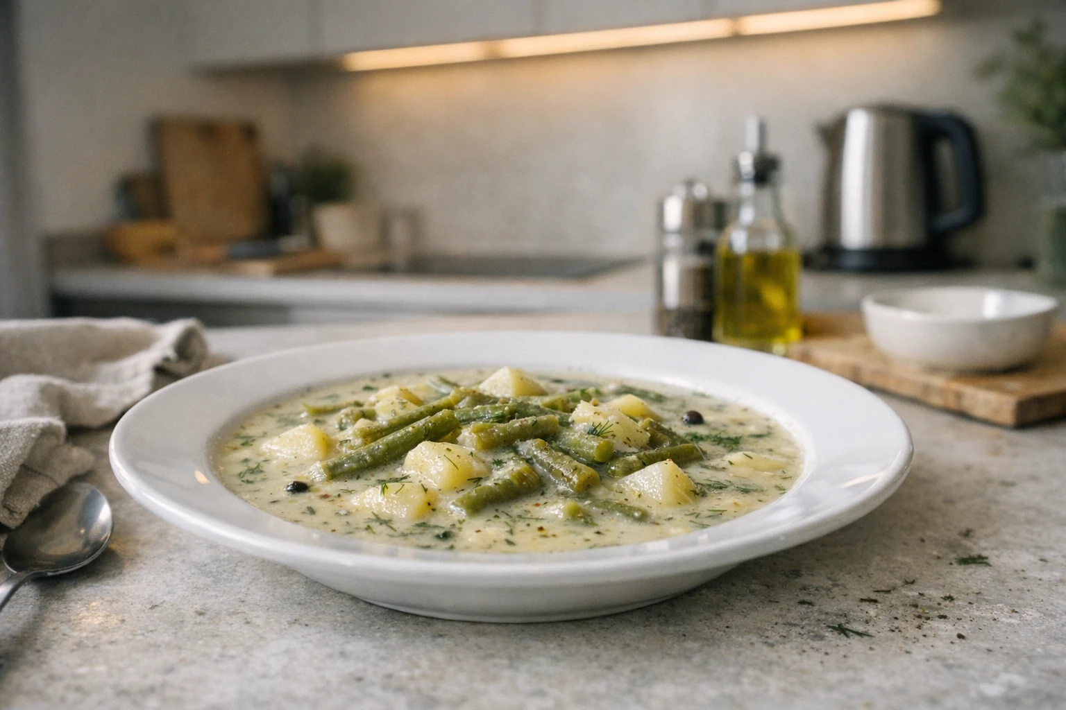 Saure Bohnensuppe