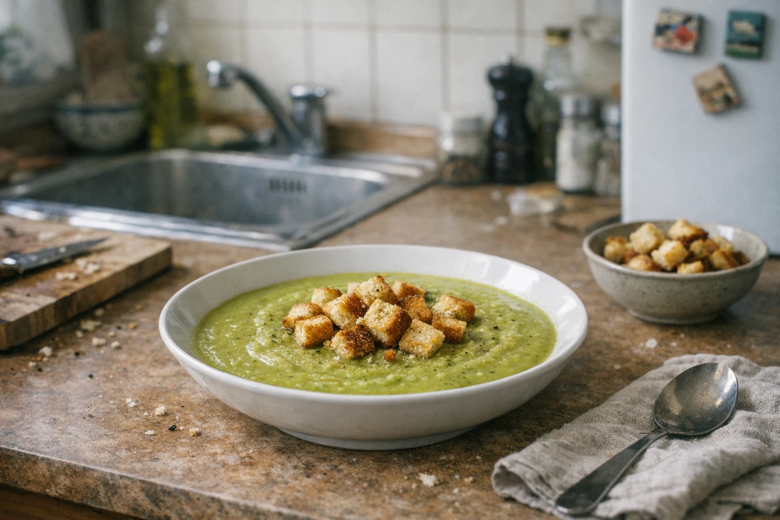 Erbsencremesuppe