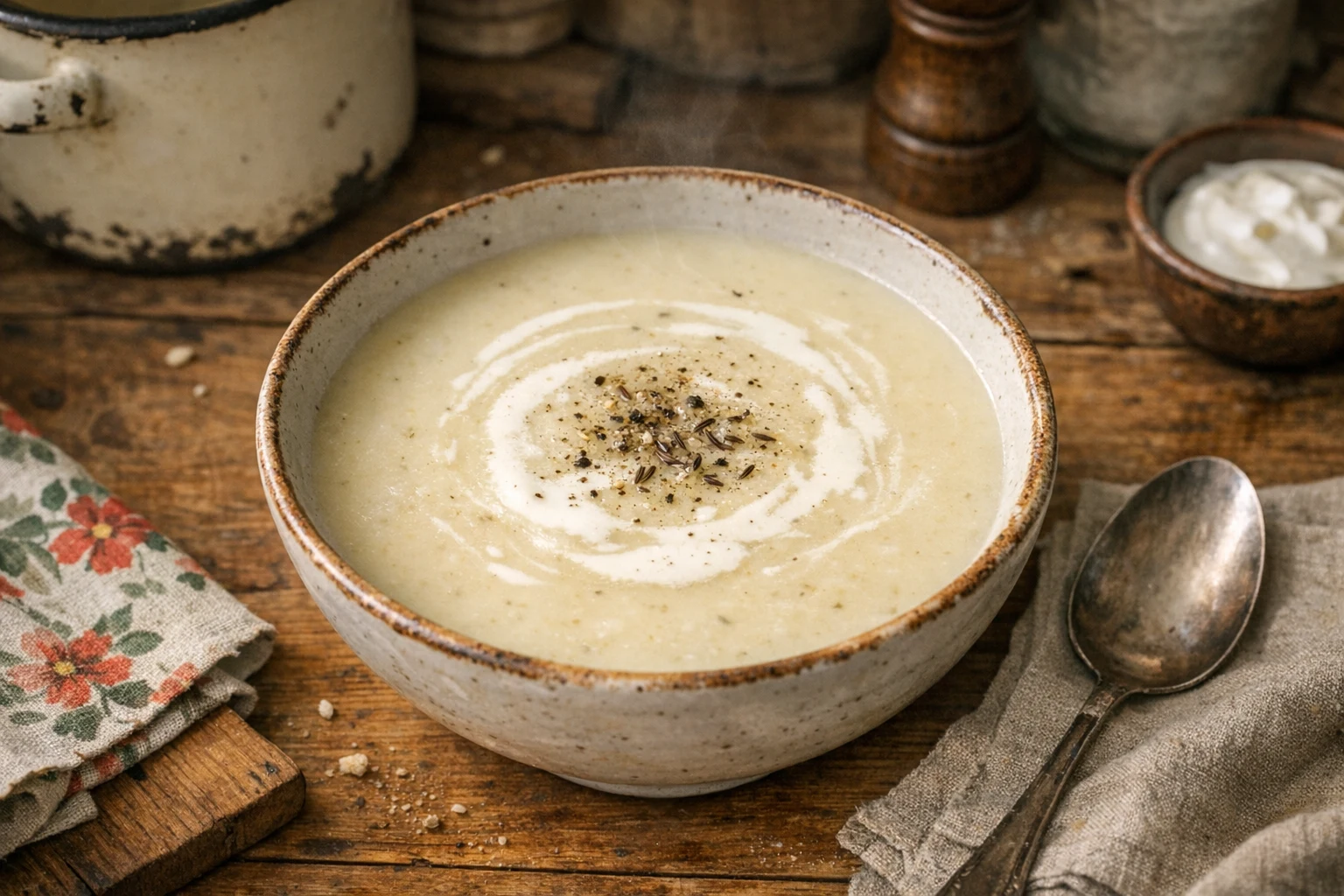 Cremige Blumenkohlsuppe