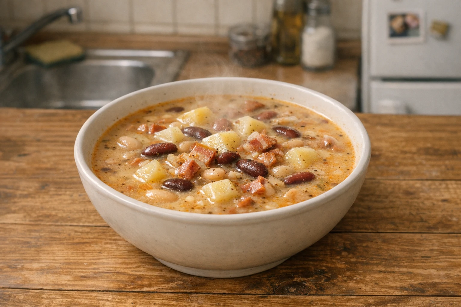 Saure Bohnensuppe