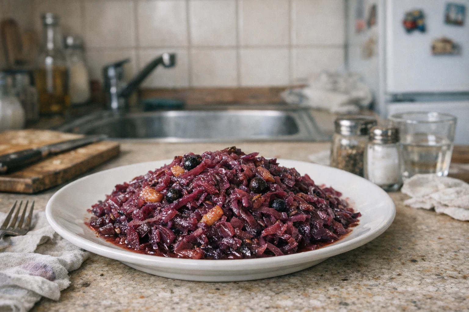 Süß-saurer Rotkohl