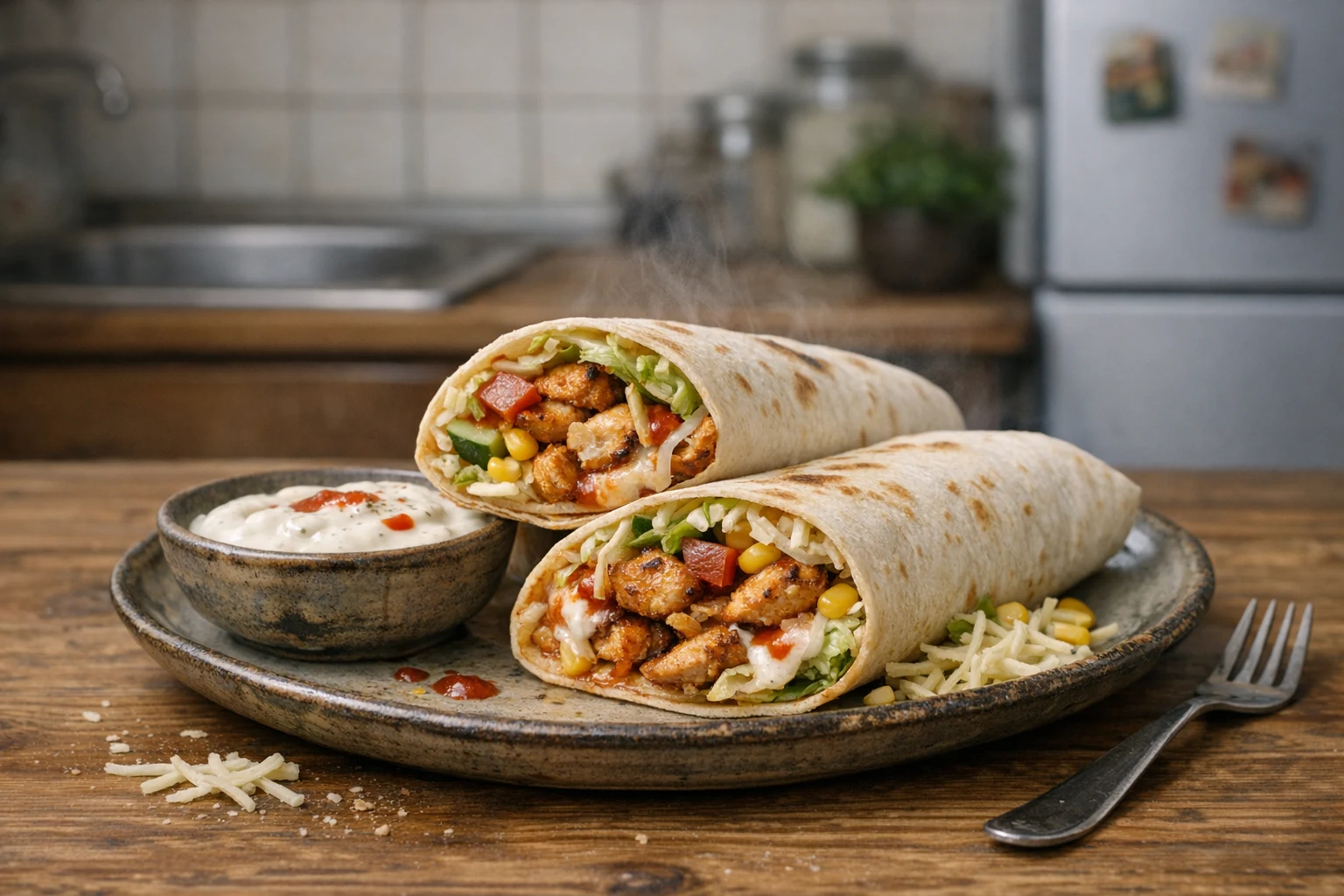 Hähnchen-Tortilla
