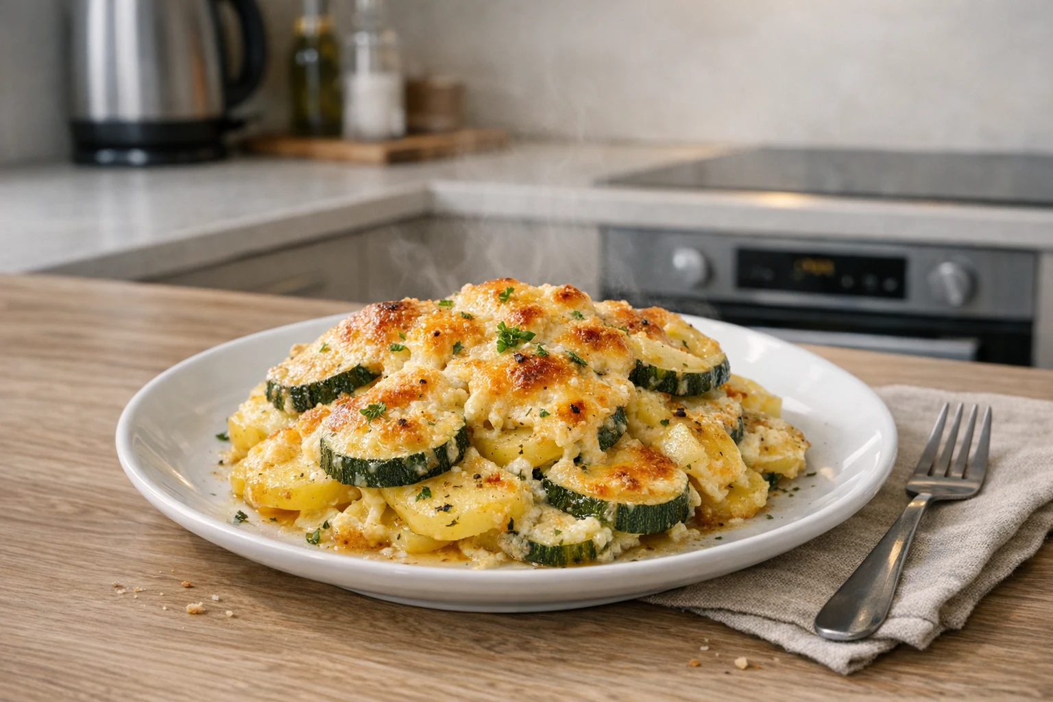 Zucchini-Kartoffel-Auflauf