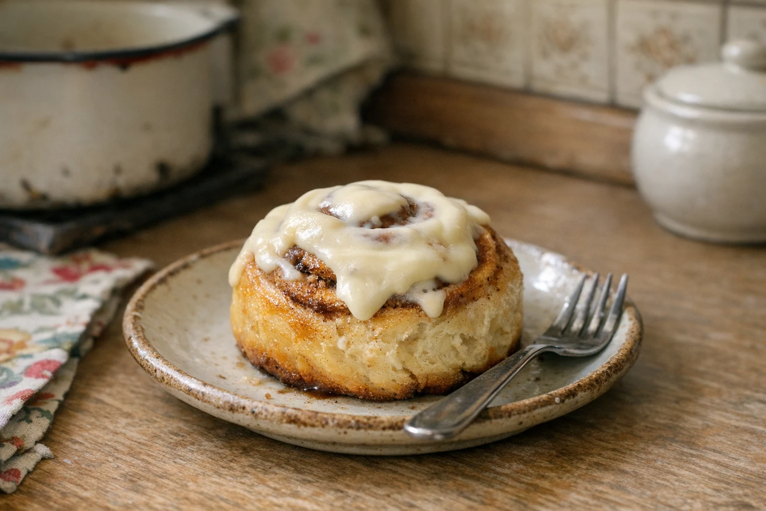 Zimtschnecken mit Frischkäseglasur