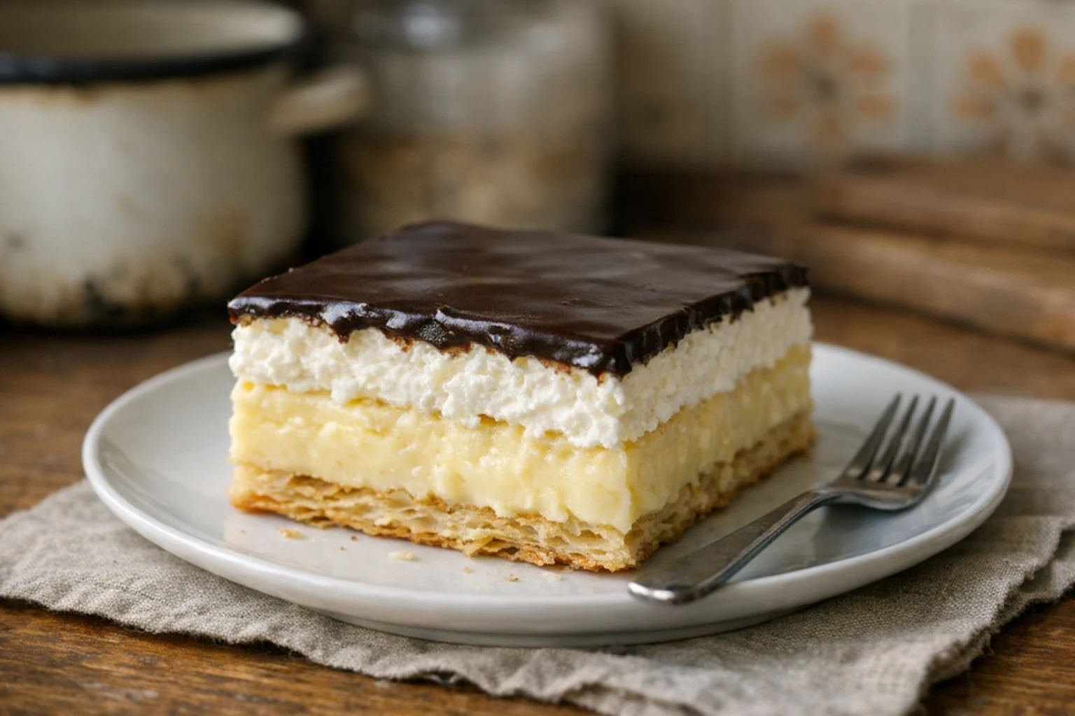 Französische Cremeschnitte