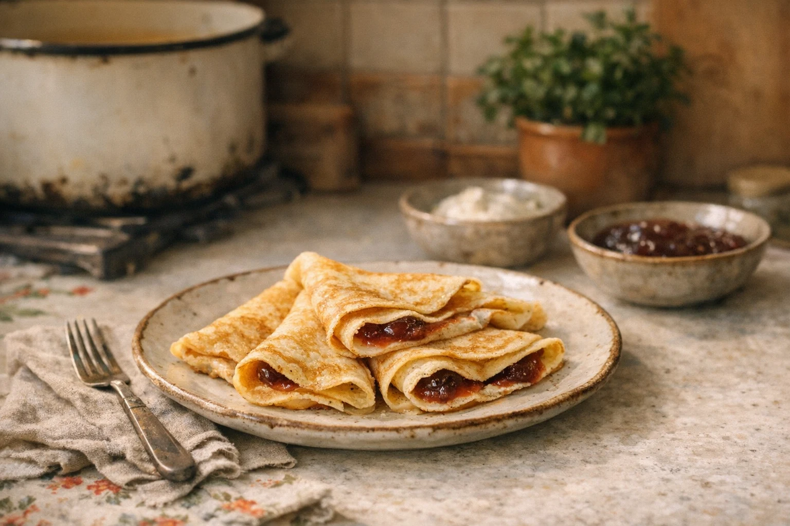 Feine Pfannkuchen