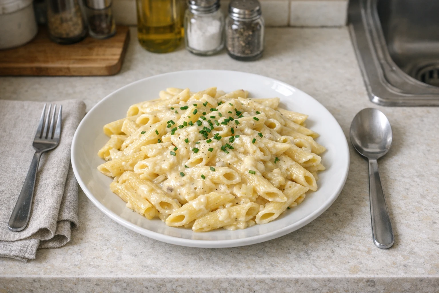 Pasta mit Käsesauce