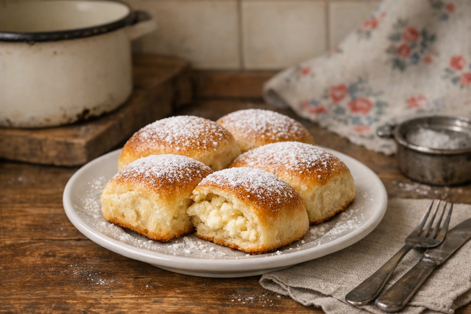 Gebackene Buchteln (besonders fluffig)