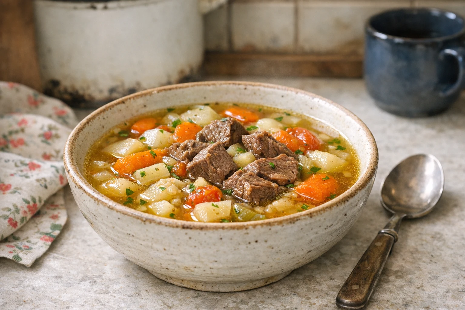 Rindfleischsuppe